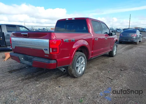 2018 Ford F-150 Platinum из США, поврежденный, VIN 1FTEW1EG9JFC62856